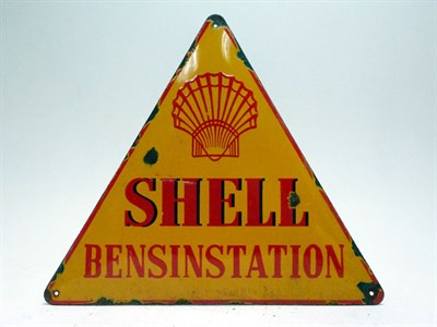 Lot 236 - Shell Enamel Sign