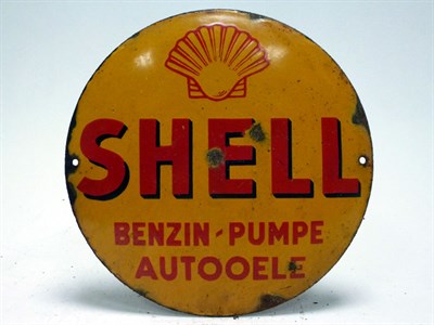 Lot 241 - Shell Enamel Sign