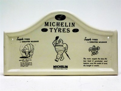 Lot 271 - Michelin Tyres Ceramic Wall Plaque