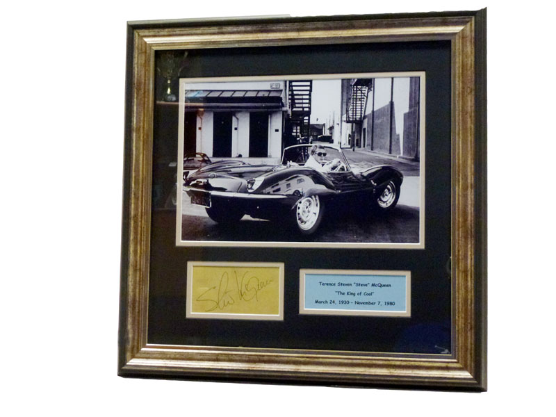 Lot 235 - An Extremely Rare Hand-Signed Steve McQueen Photographic Presentation