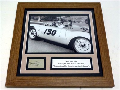 Lot 106 - An Extremely Rare Hand-Signed James Dean Photographic Presentation