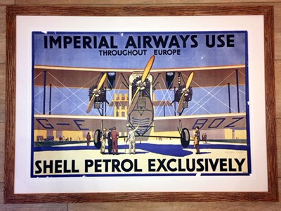 Lot 279 - A Rare Shell Petrol Advertising Poster