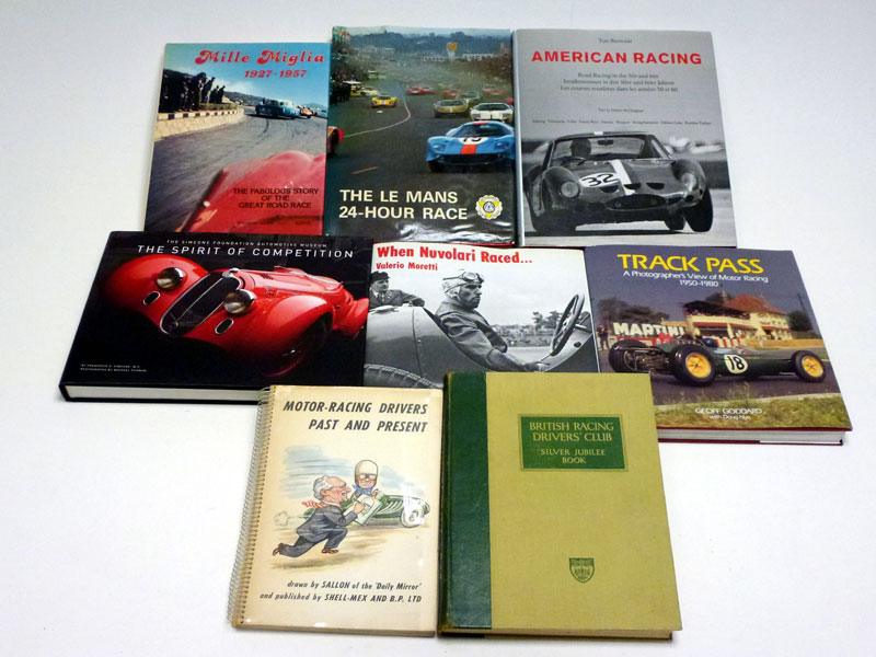 Lot 7 - Eight Motor Racing Books