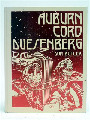 Lot 290 - 'Auburn - Cord - Duesenberg' by Butler