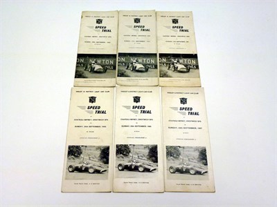 Lot 1 - Chateau Impney Speed Trial Programmes