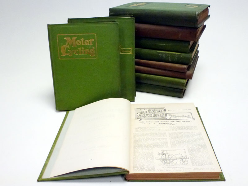 Lot 4 - Early Motorcycling / The Motor Bound Volumes