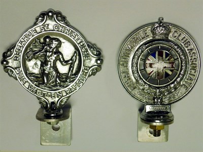 Lot 327 - Two Car Badges