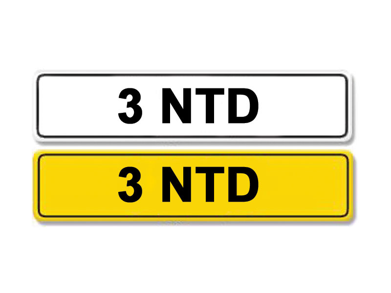 Lot 3 - Registration Number 3 NTD