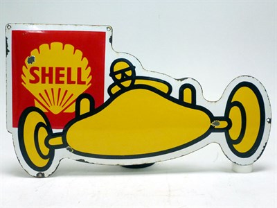 Lot 68 - A Shell Enamel Sign