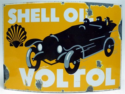 Lot 43 - Shell Voltol Pictorial Enamel Sign