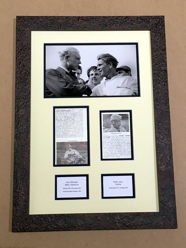 Lot 58 - Mike Hawthorn / Peter Collins Signed Presentation