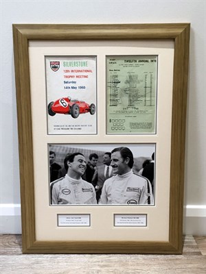 Lot 40 - Jim Clark / Graham Hill Signed Presentation
