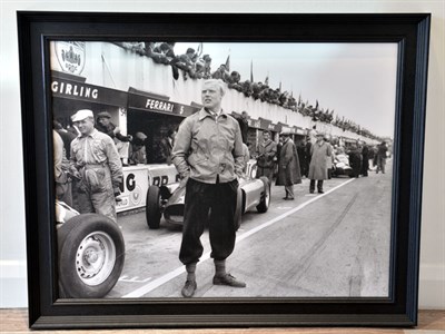Lot 64 - 'Mike Hawthorn at Silverstone, 1956'