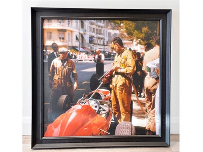 Lot 5 - 'Ferrari Pit Stop at the Monaco Grand Prix, 1963'