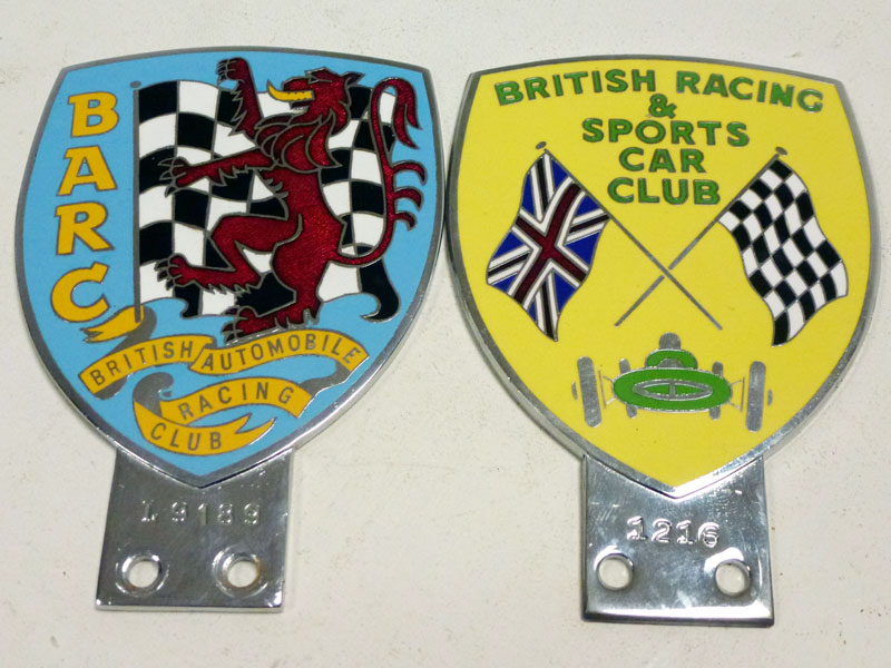 Lot 72 - Two Car Badges