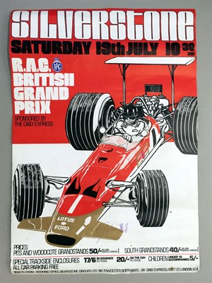 Lot 29 - Signed 1969 British Grand Prix Ephemera