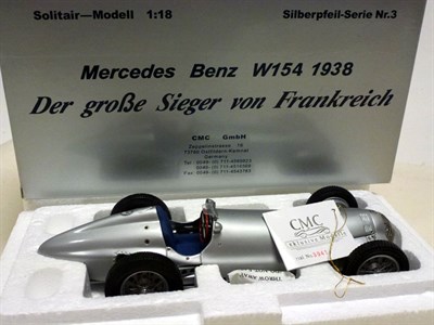 Lot 4 - 1938 Mercedes-Benz W154 Scale Model by CMC