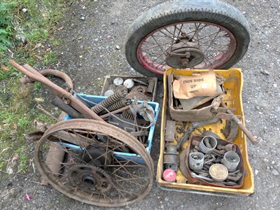 Lot 1 - Various Motorcycle Parts