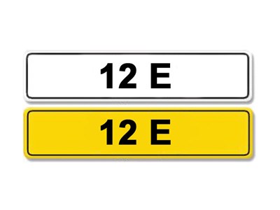 Lot 6 - Registration Number 12 E