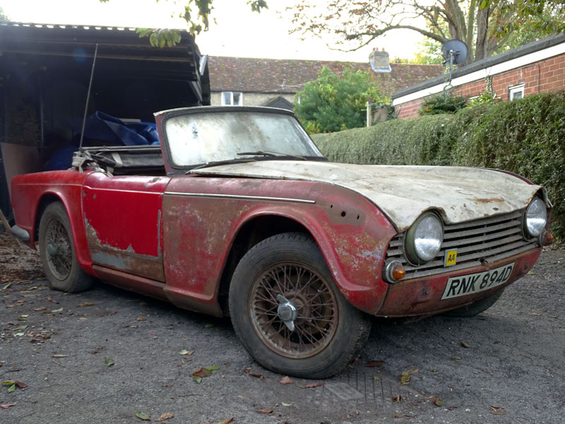 Lot 4 1966 Triumph Tr4a Irs