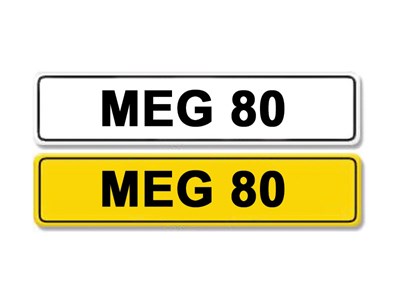 Lot 4 - Registration Number MEG 80