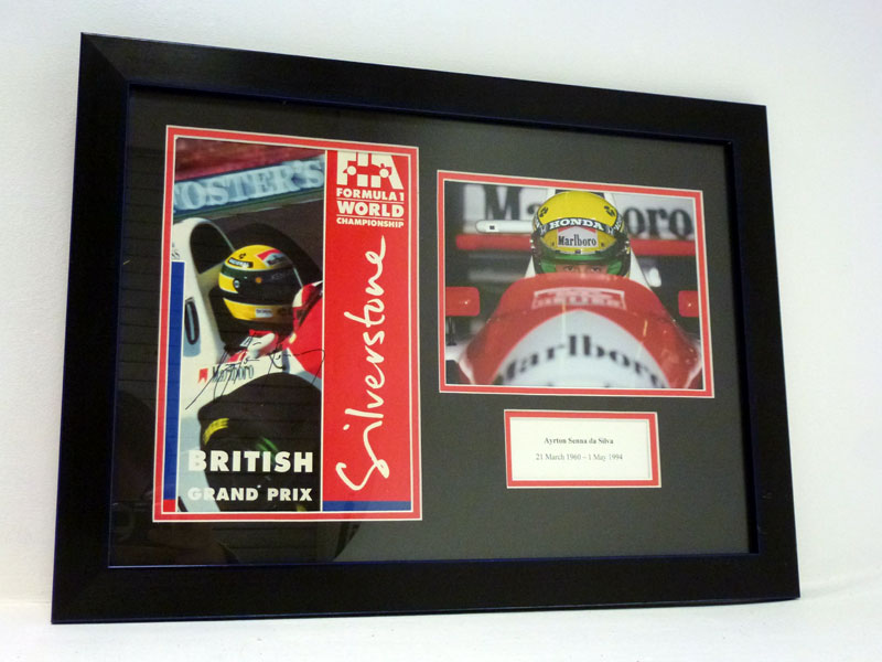 Lot 39 - Ayrton Senna Signed Presentation (1960-1994)