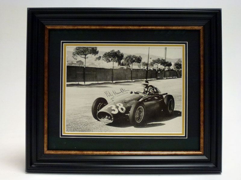 Lot 51 - A Rare Mike Hawthorn Signed Photograph (1929-1959)