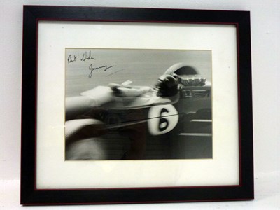 Lot 172 - A Rare Jim Clark Signed Photograph