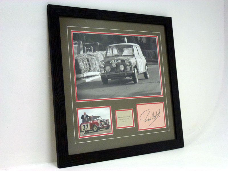 Lot 179 - Paddy Hopkirk / Mini Cooper S '33 EJB' Signed Presentation