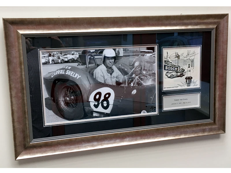 Lot 45 - Carroll Shelby in the Maserati Birdcage Signed Presentation (1923-2012)