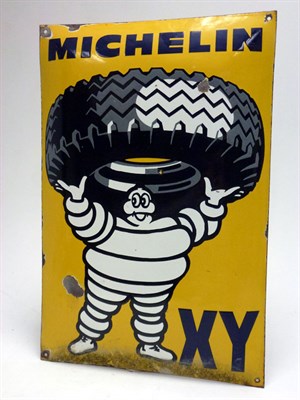 Lot 300 - Michelin 'XY' Enamel Sign