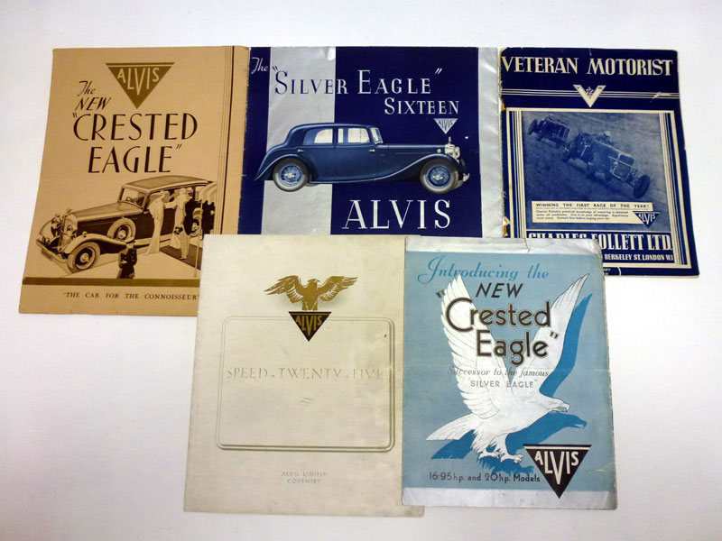 Lot 5 - Pre-War Alvis Sales Literature