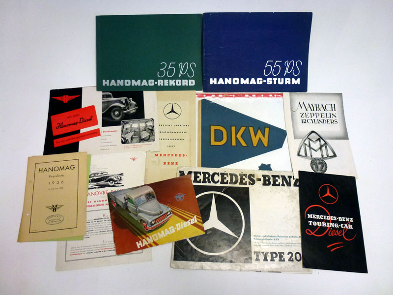 Lot 77 - Pre-War Sales Literature