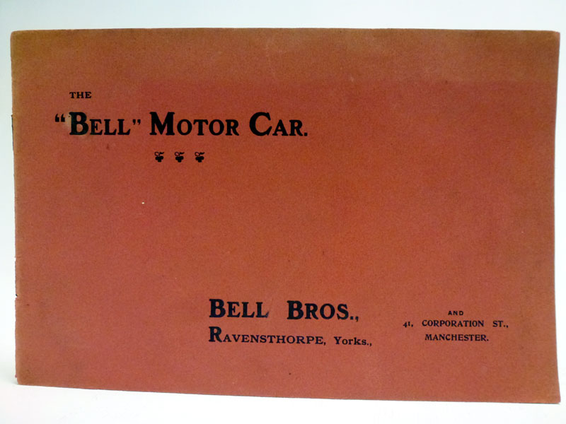 Lot 87 - A Rare Sales Brochure for Bell Motors, c1908