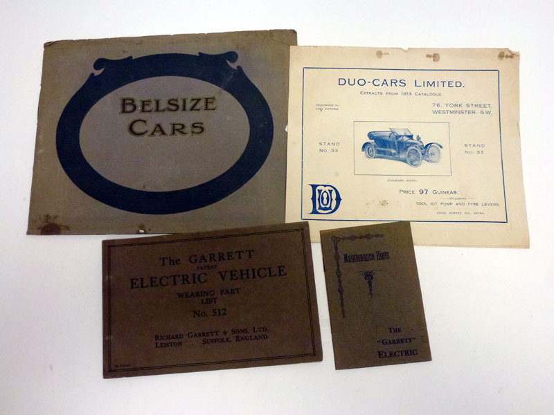 Lot 100 - Early Motoring Paperwork
