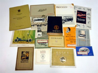 Lot 145 - Pre-War American Sales Brochures