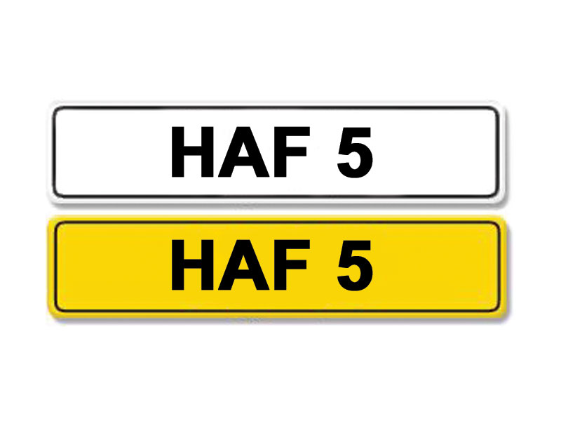 Lot 3 - Registration Number HAF 5