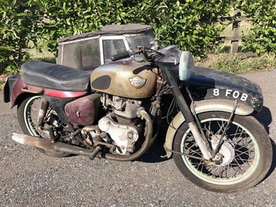 Lot 44 - 1962 Royal Enfield Constellation Combination