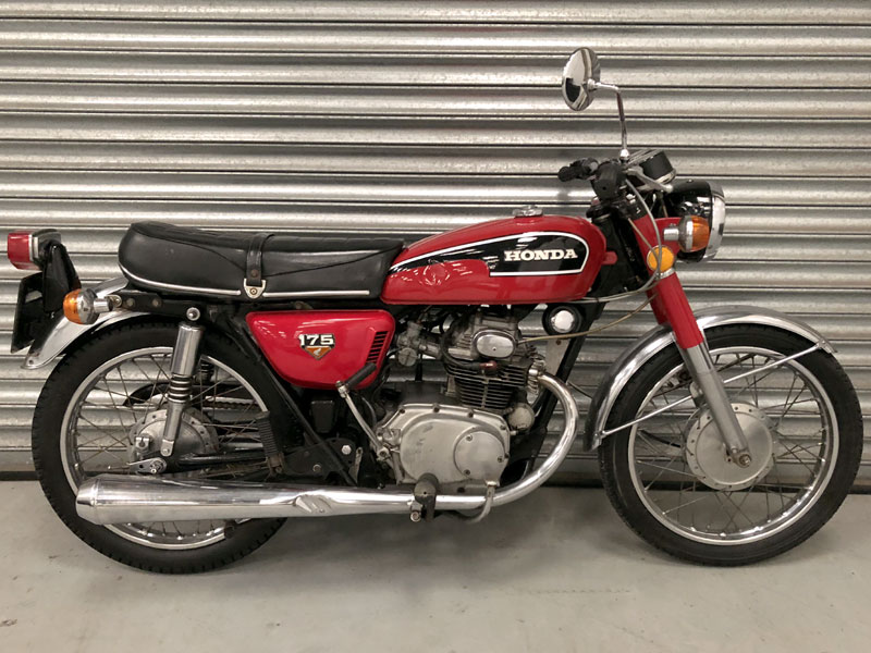 NO TARRIF* HONDA CB175 K6-K7 1972-1973 *HEAT PRESSED* SEAT COVER [HSPE