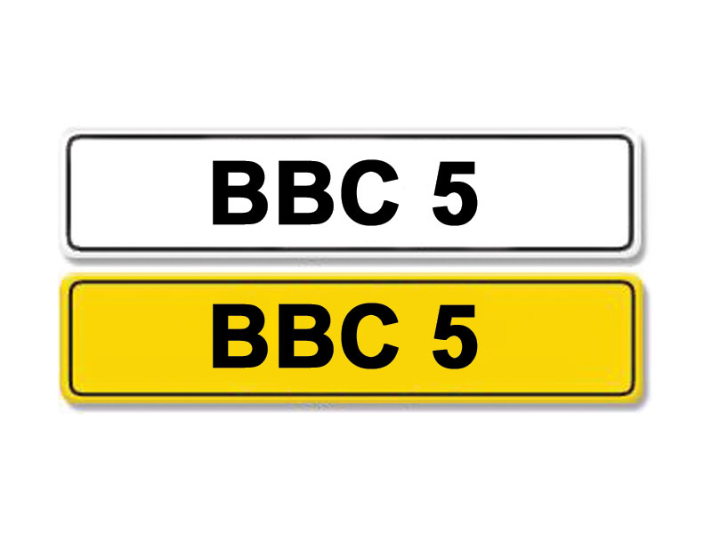 Lot 3 - Registration Number BBC 5
