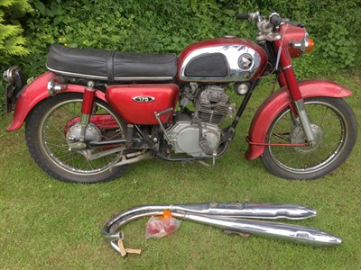 Lot 266 - 1972 Honda CD175 K3