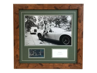 Lot 143 - 'Rod Stewart and his Lamborghini Miura' Autograph Presentation