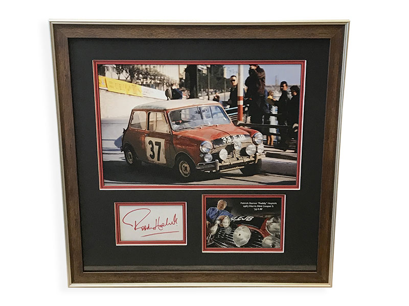 Lot 299 - Paddy Hopkirk Autograph Presentation