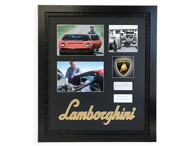 Lot 142 - Ferruccio Lamborghini Autograph Presentation (1916 - 1993)