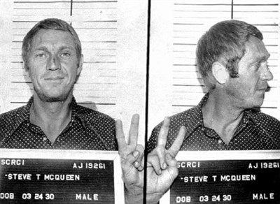 Lot 37 - Steve McQueen's Police 'Mug Shot'