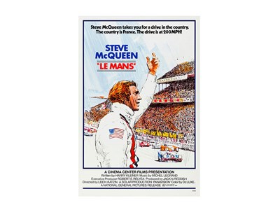 Lot 155 - Steve McQueen 'Le Mans' Movie Poster