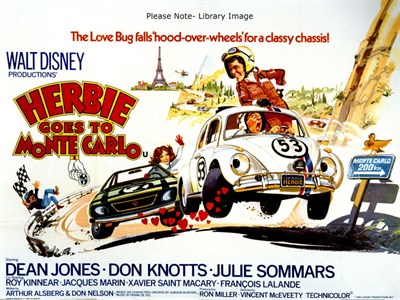 Lot 463 - 'Herbie Goes to Monte Carlo' Poster