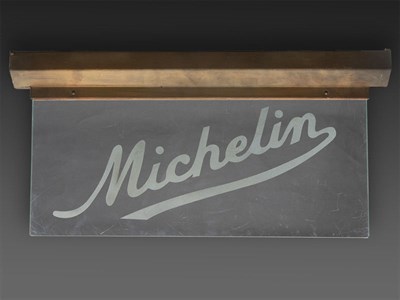 Lot 125 - A Rare Michelin Tyres Illuminated Sign, c1930s