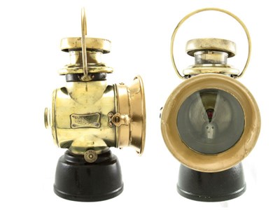 Lot 150 - A Pair of Lucas King of the Road No. 722 Side Lamps