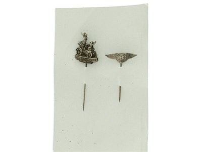 Lot 196 - Two Silver Lapel Pins